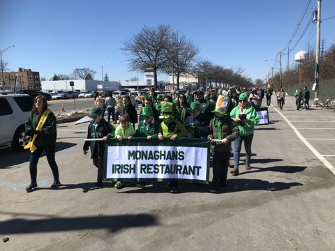 Parade days at monaghans